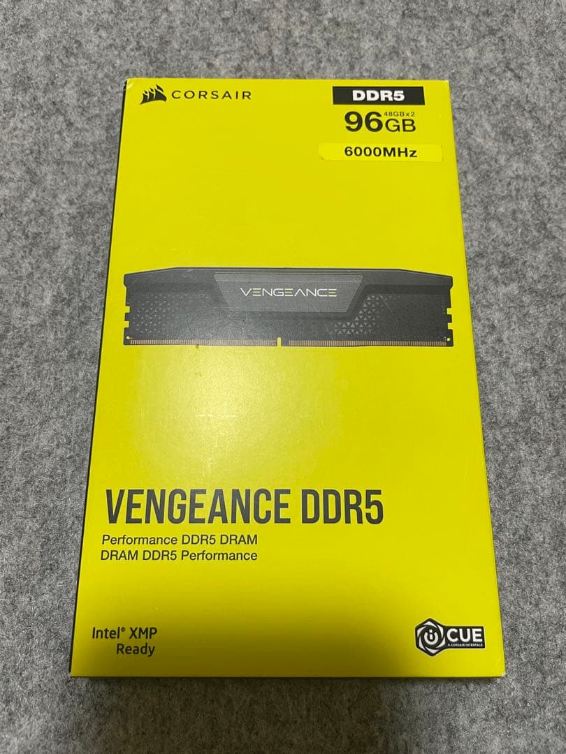未開封 DDR5-6000 96GB CL30 CORSAIR CORSAIR Vengeance DDR5 RAM 96GB (2x48GB) 6000MHz CL30 Intel XMP