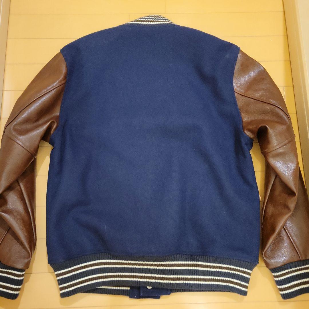 イケおじに最適渋めスタジャン】HOUSTON ヘビーメルトスタジャン