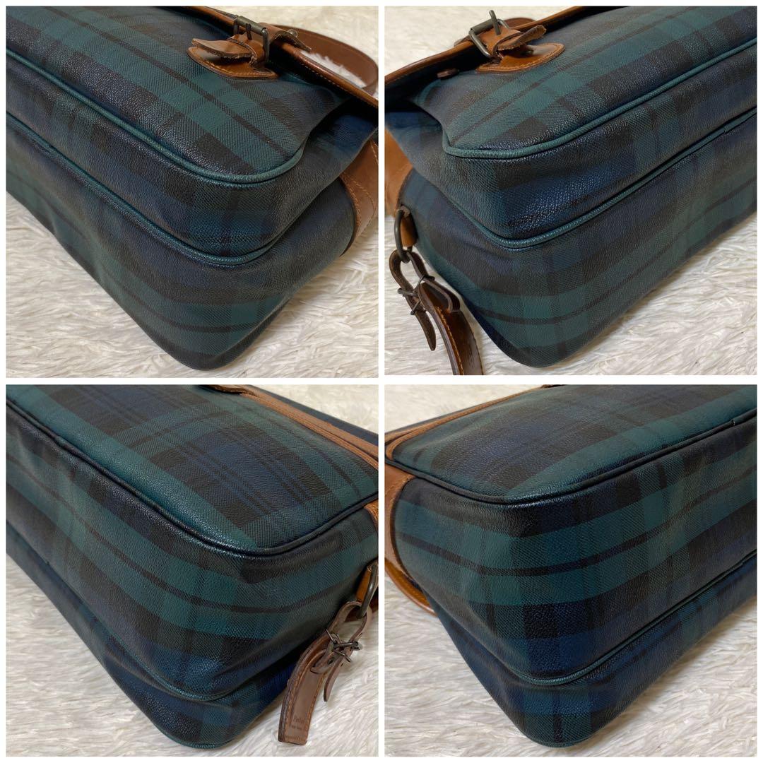 ポロ ラルフローレン メッセンジャーバッグ グリーン チェック