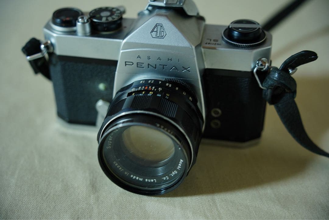 ASAHI PENTAX SL一眼レフフィルムカメラ 標準レンズ付き☆ジャンク品