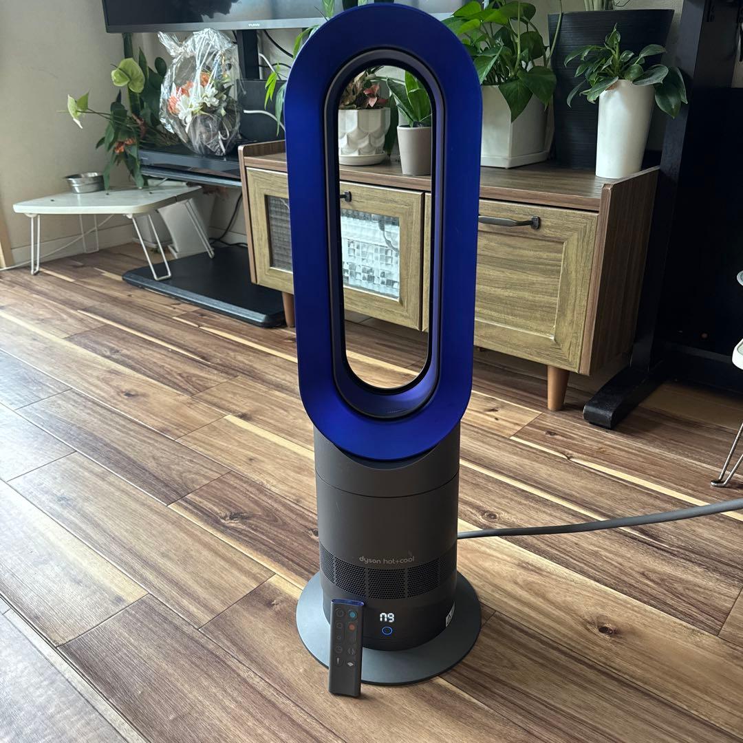 Dyson リモコン付き ホットアンドクール AM09 Hot+Cool 【電池付属】ダイソン Dyson AM09 スペアリモコン 白 Hot +