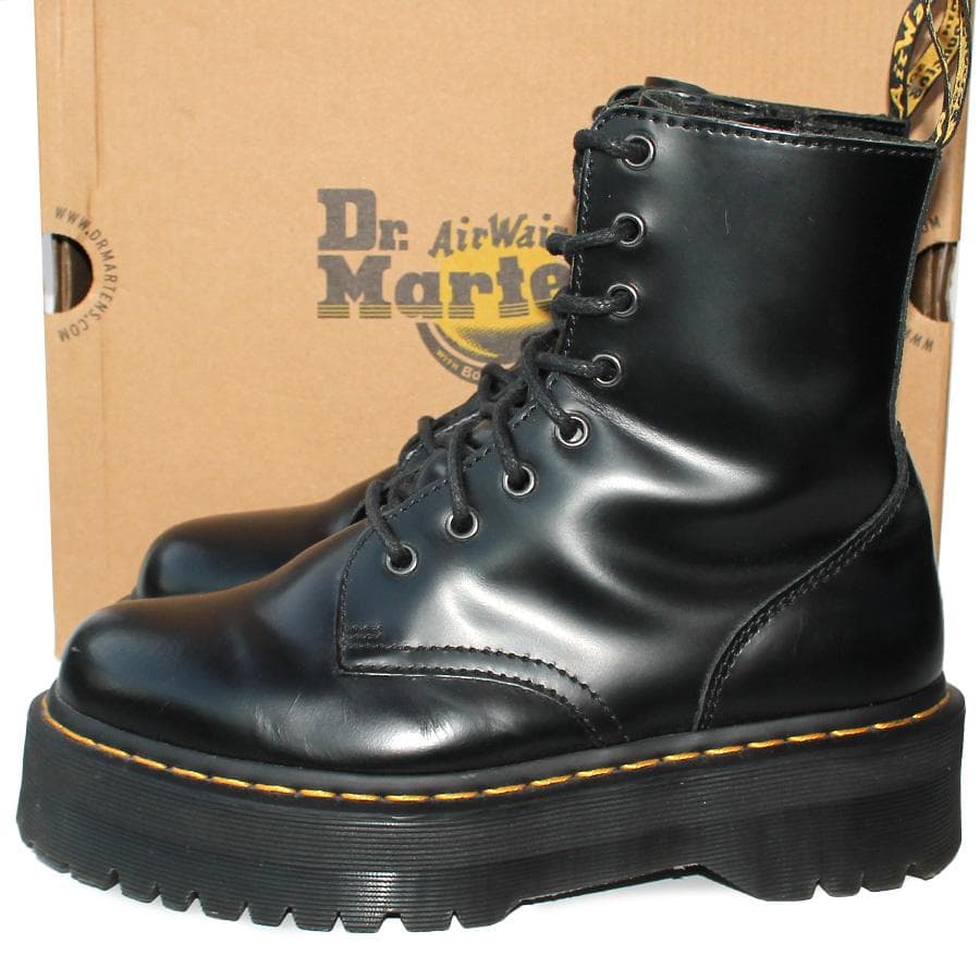 箱付き Dr. Martens JADON 8ホールブーツ サイドジップ 厚底 Dr.Martens（ドクターマーチン） 1460 ジェイドン 厚底 サイドジップ 8