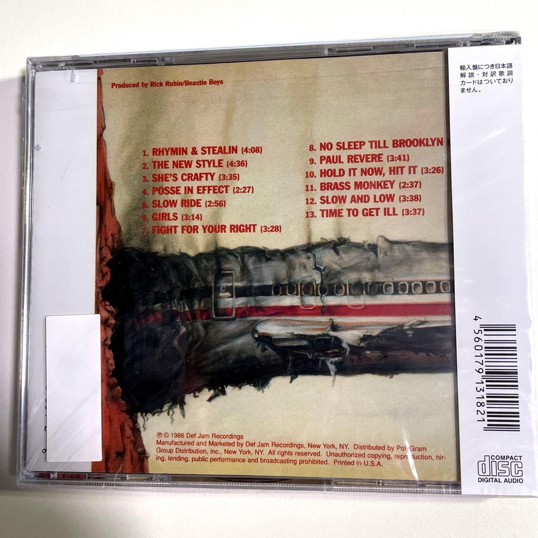 ビースティ・ボーイズ ライセンスト・トゥ・イル【未開封】BEASTIE