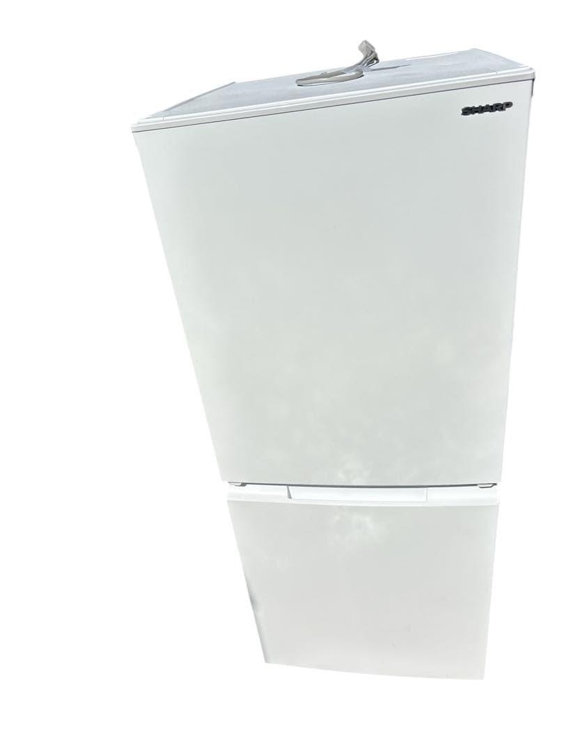 2023年製 SHARP SJ-D15J-W 2ドア冷蔵庫 ホワイト シャープ SJ-D15J 冷蔵庫 (どっちもドア・152L) マットホワイト