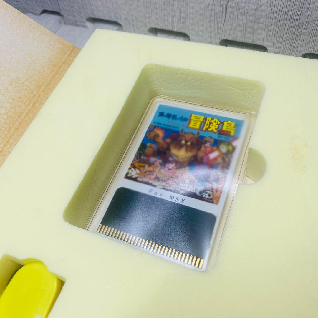 希少！高橋名人 冒険島 MSX ミニフィギュア付 ジャングルボード 当たり