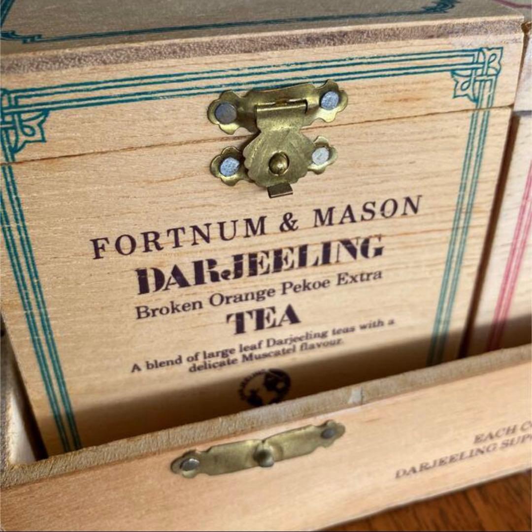 FORTNUM&MASON フォートナム&メイソン 古い紅茶の木箱 アンティーク