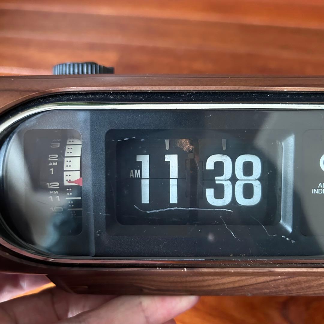 Panasonic パナソニック パタパタ時計 ラジオ 動作正常 - メルカリ