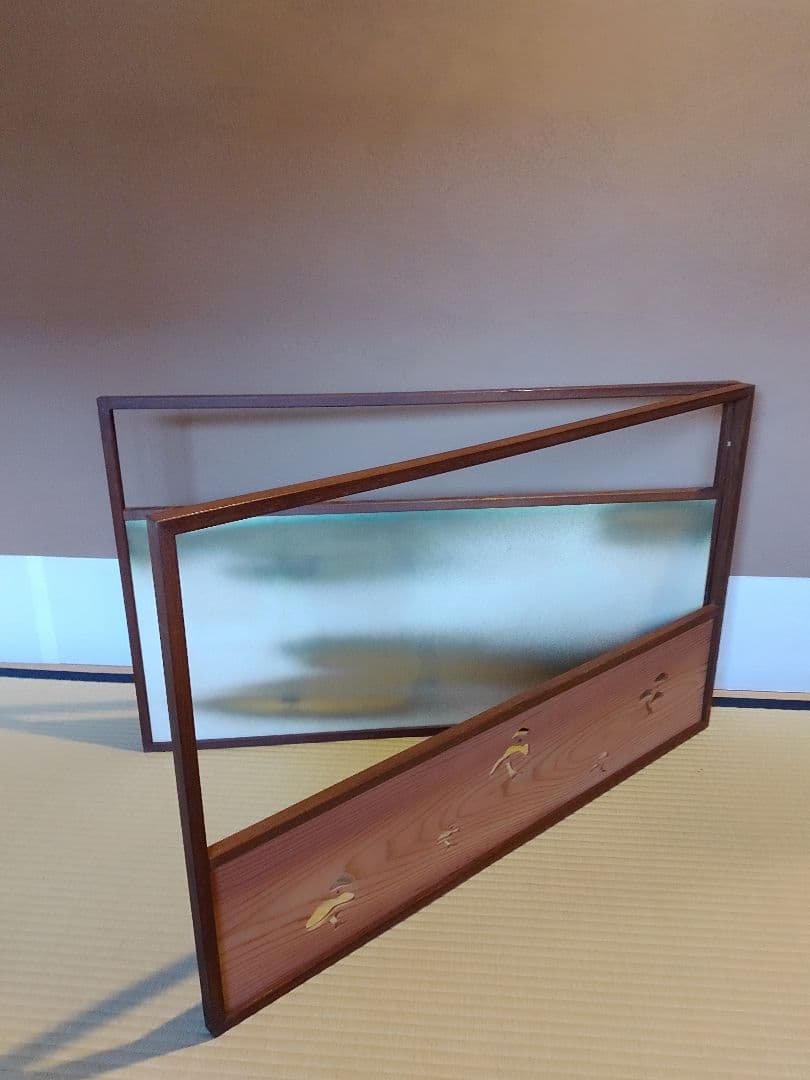 茶道具】鵬雲斎好み松透かし金散らし 風炉先屏風 風炉先177 - メルカリ