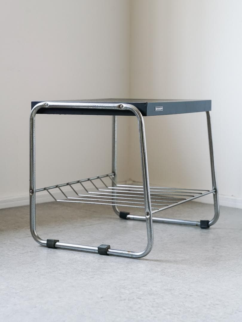 70-80's SHARP vintage アイアンフレーム サイドテーブル