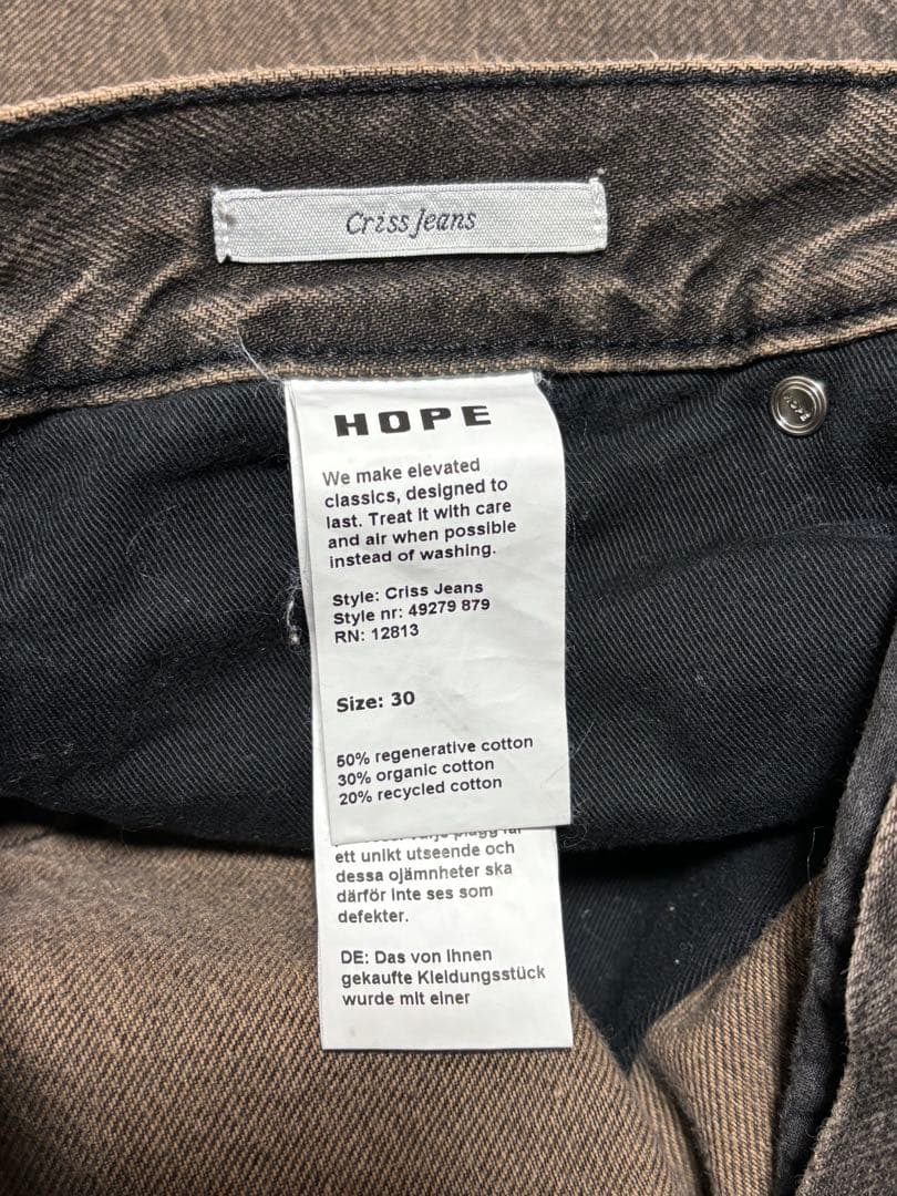 HOPE Criss Jeans Vintage Black dirt 30 - メルカリ