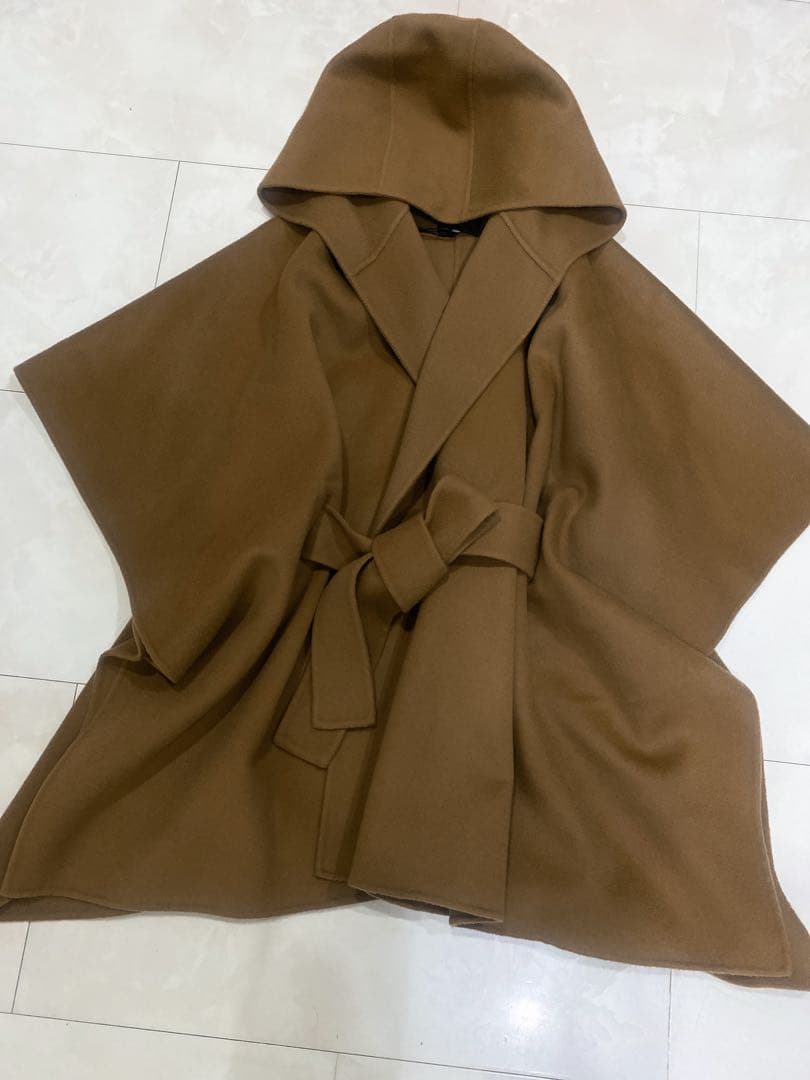 セオリー☆ NEW DIVIDE LUXEポンチョコート未使用キャメル - メルカリ