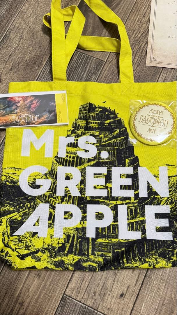 ミセス バベルの塔 Ringo Jamシート 特典 トートバッグ 缶バッジ 銀テ