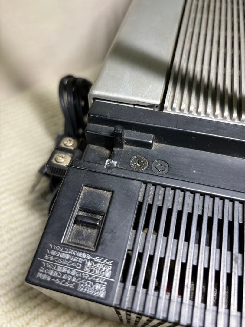 ビンテージ品】SHARP カラーテレビジョンCT-6003 1983年製 - メルカリ