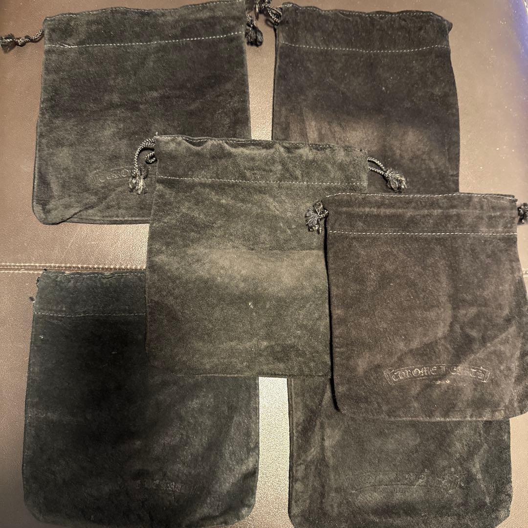 正規 クロムハーツ 革袋 巾着 皮袋 袋 付属品 chromehearts - メルカリ