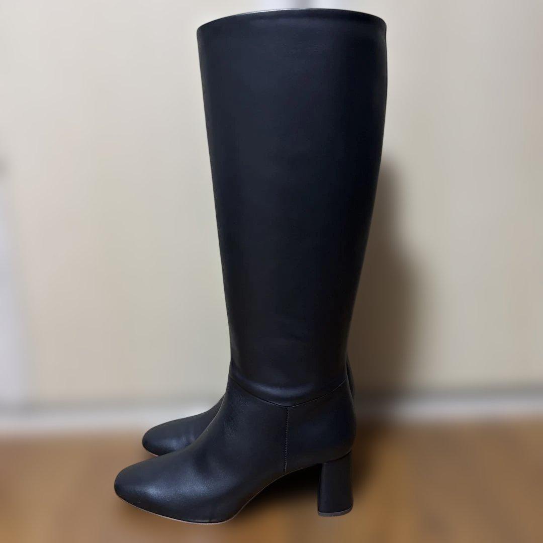 新品　ダイアナ　DIANA 定番　ソフトスクエアトゥ　ロングブーツ　24.0cm