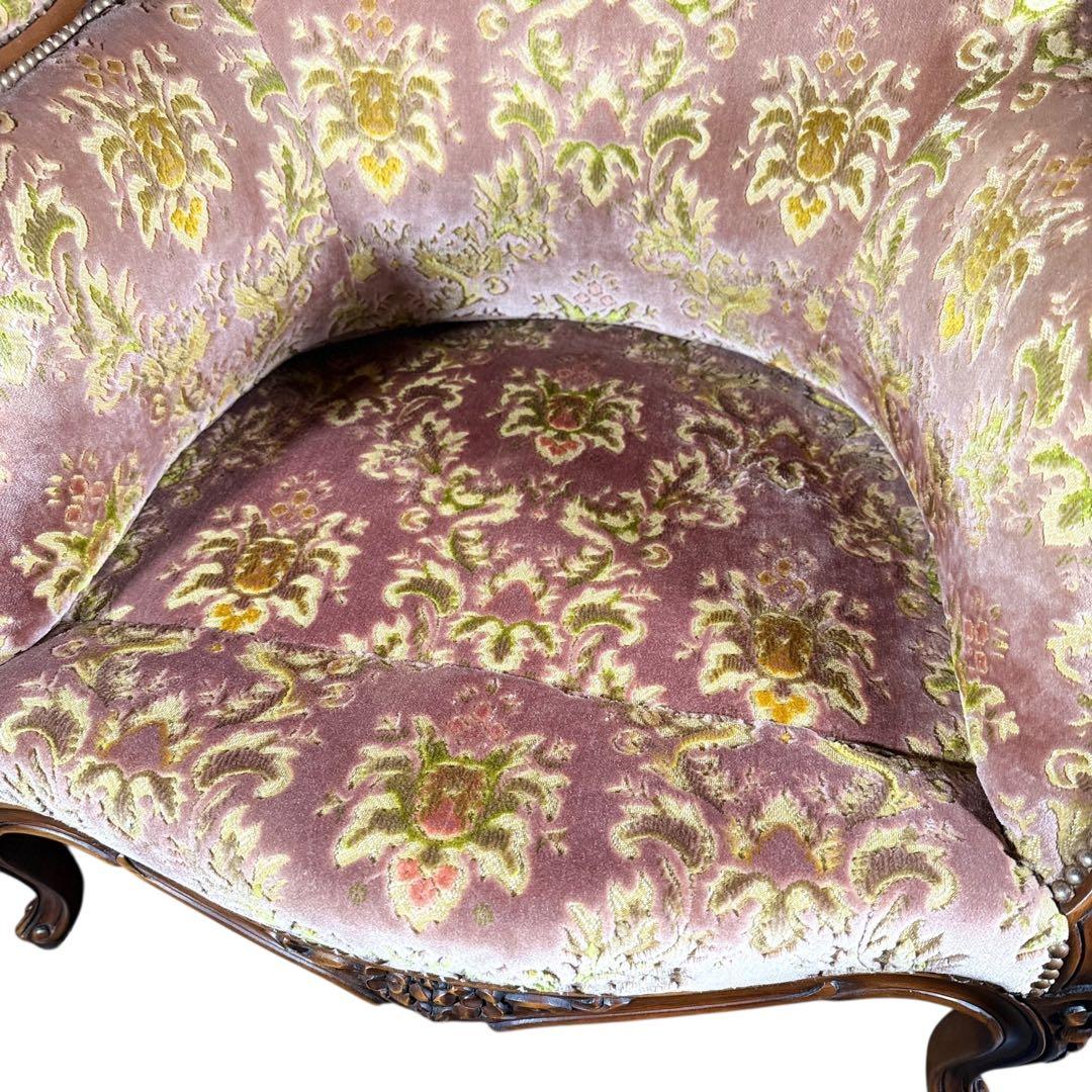 HR385 カリモク DOMANI ルイ15世 ロココ調 猫足 シングル