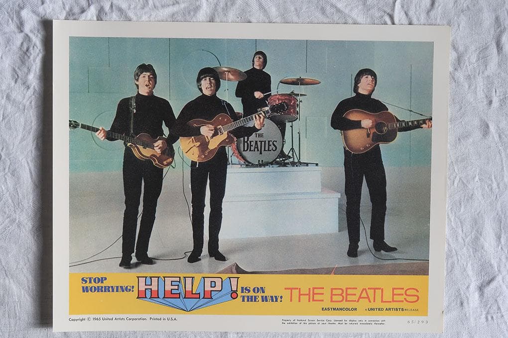 ビートルズ HELP! 4人はアイドル スチールプリント 8枚セット - メルカリ