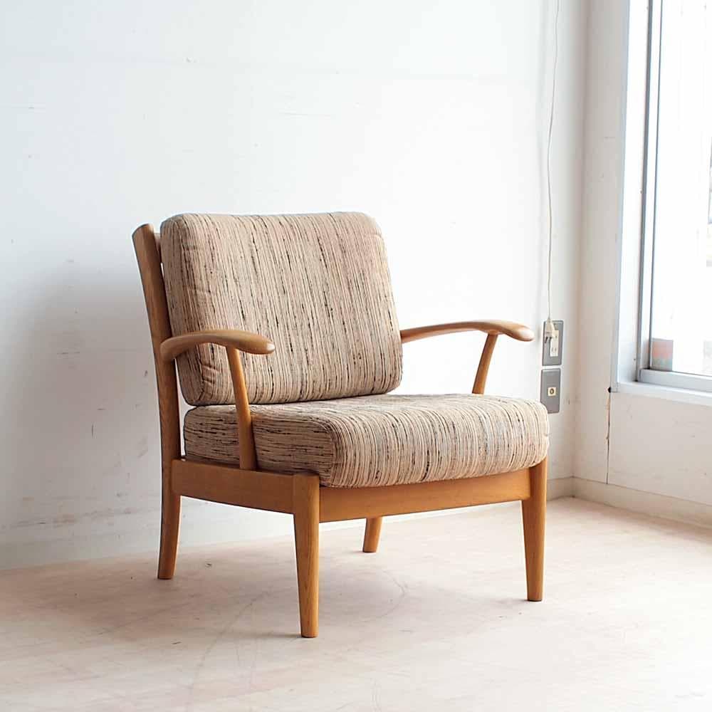 飛騨産業 キツツキ オーク材 1人掛けソファ A ナチュラル ZR24389 飛騨高山の家具メーカー キツツキマークの飛騨産業(HIDA)。ALMO(アルモ