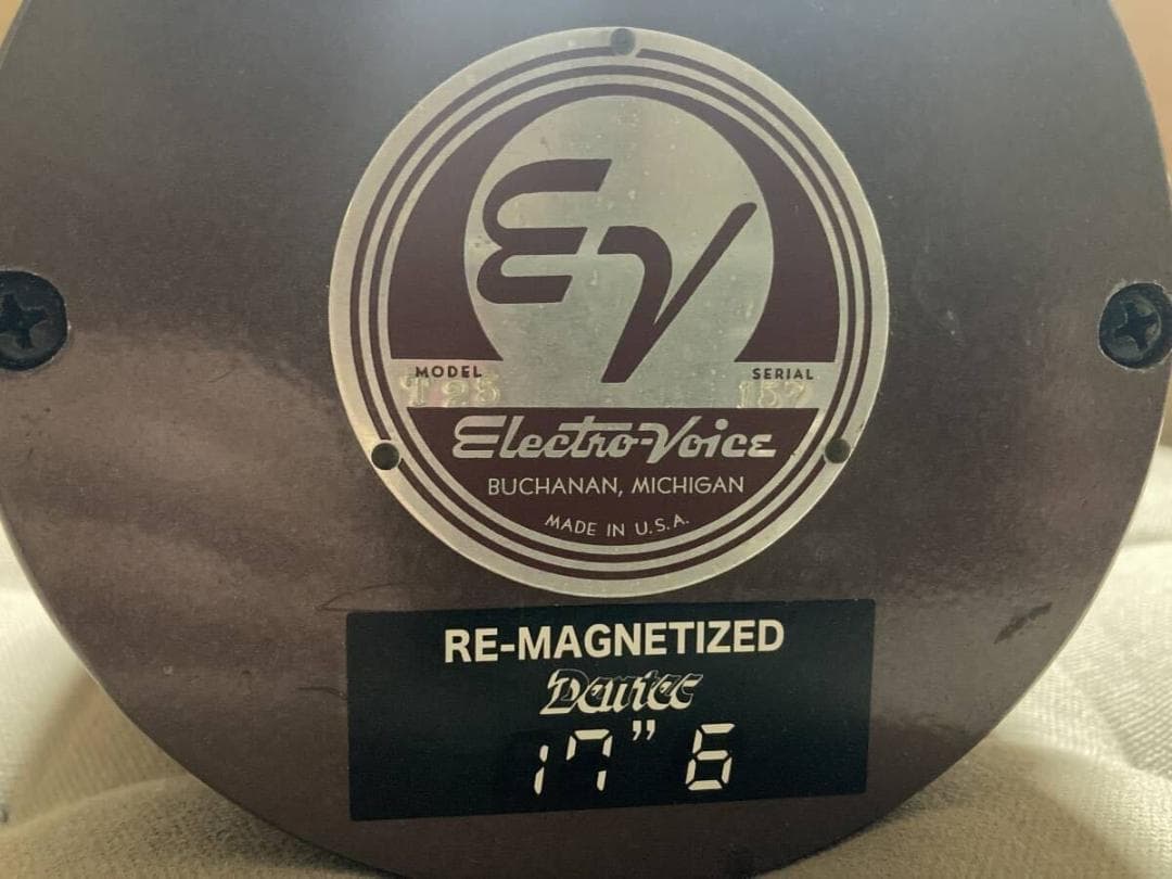 最初期　エレクトロボイス ELECTRO VIOCE T25　サウンドデン再着磁 最初期 エレクトロボイス ELECTRO VIOCE T25 サウンドデン再着磁