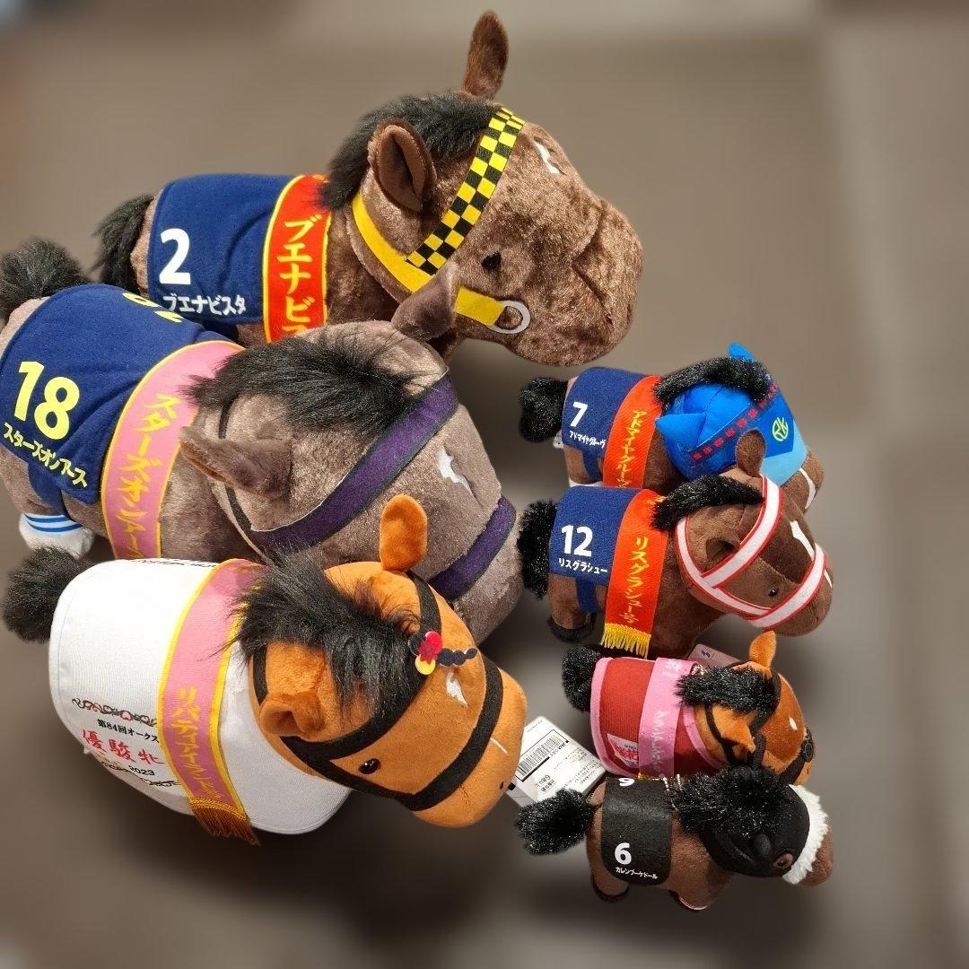 サラブレッドコレクション ぬいぐるみ 7頭セット - メルカリ