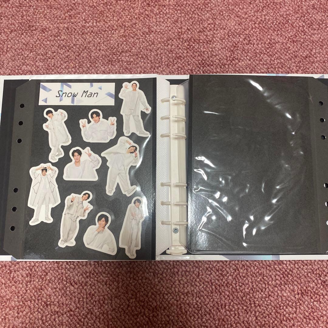 SnowMan フォトアルバム フレークシール 2021 ポートレート メモ帳