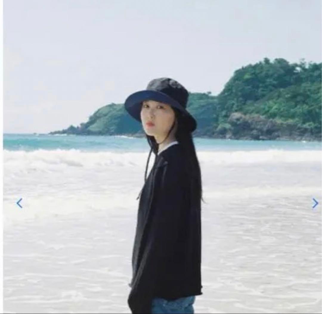 柴田ひかり peep inside head Hat NAVY × BLACK - メルカリ