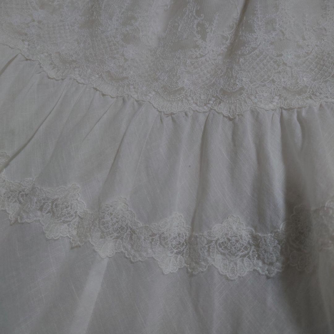 アパルトモン】レース キャミソールワンピース スカート ホワイト