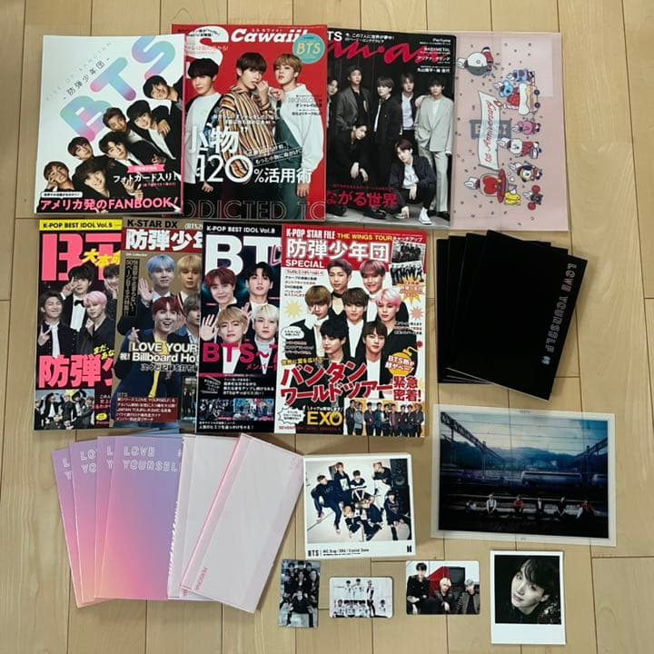 BTS bts アルバム シーグリ サマパケ ペンライト うちわ トレカ セット