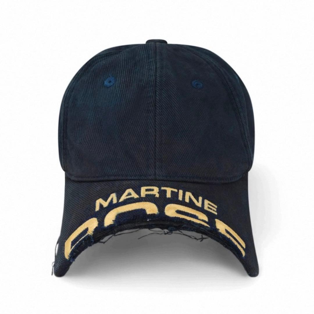 Martin Rose cut peak cap キャップ ネイビー 紺 - メルカリ