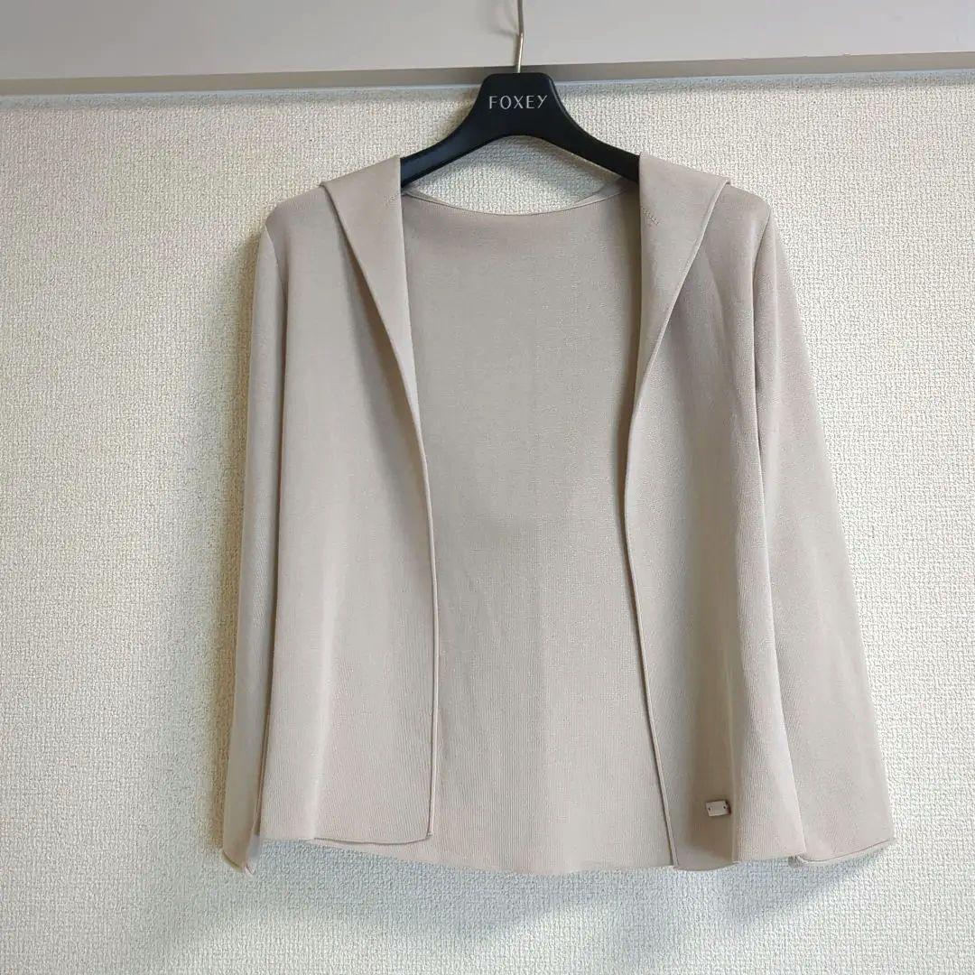 フォクシー FOXEY フード カーディガン ボレロ 38サイズ - メルカリ
