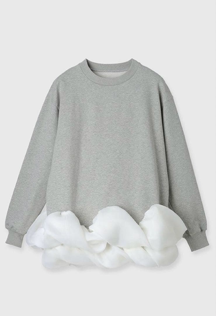 【美品】eimy istoire チュールヘムカットワンピース チュールヘムカットワンピース