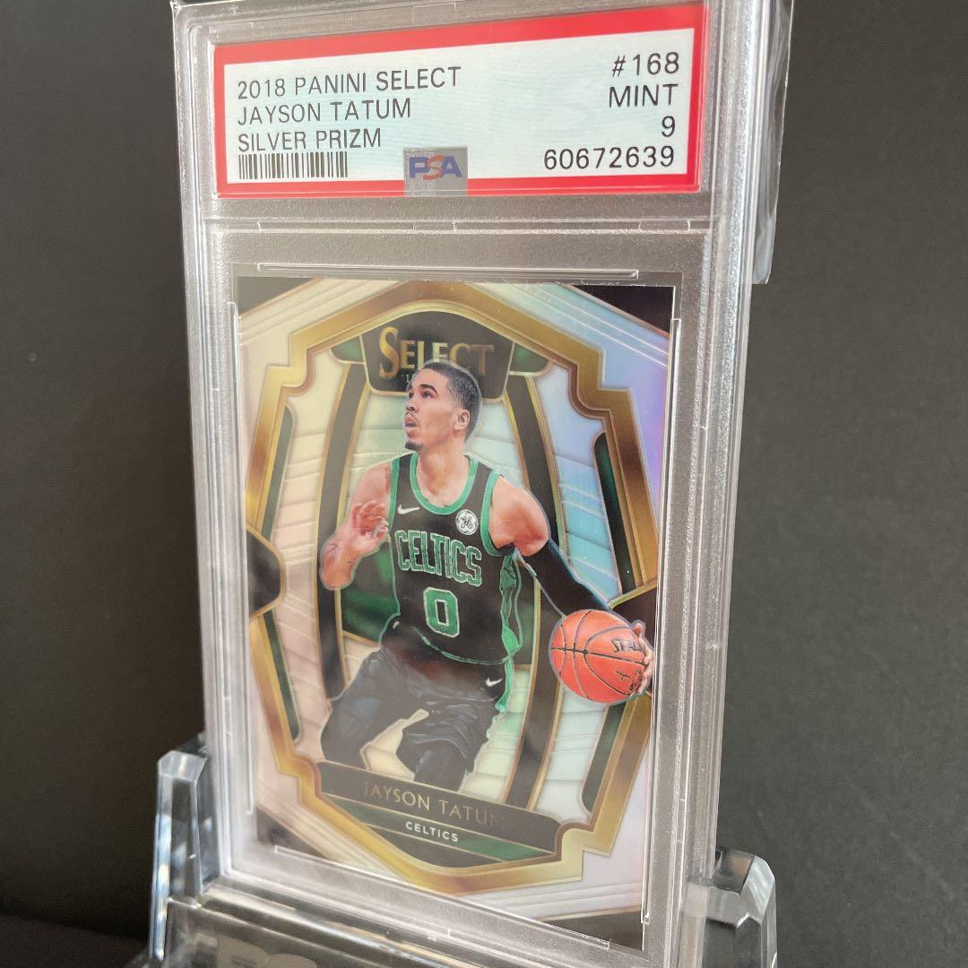 その他 panini SELECT PRIZM JAYSON TATUM PSA 9 2024-25 Panini Select #110 Jayson Tatum Green White Purple Prizm