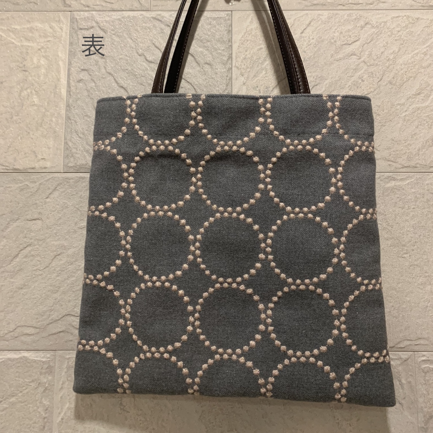 ☆送料込み☆ミナペルホネン トートバッグ タンバリン 茶色取手