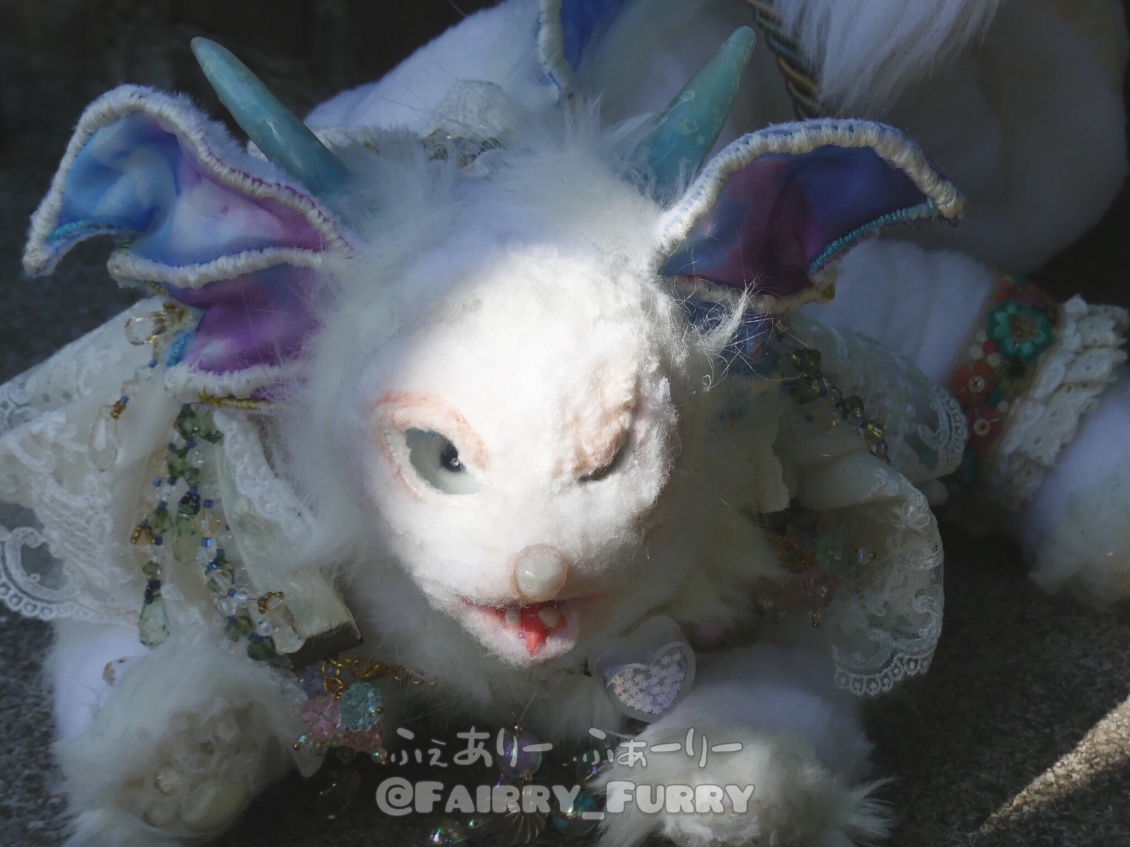 白いドラゴンのアートドール - ふぇありー ふぁーりー | minne byGMO