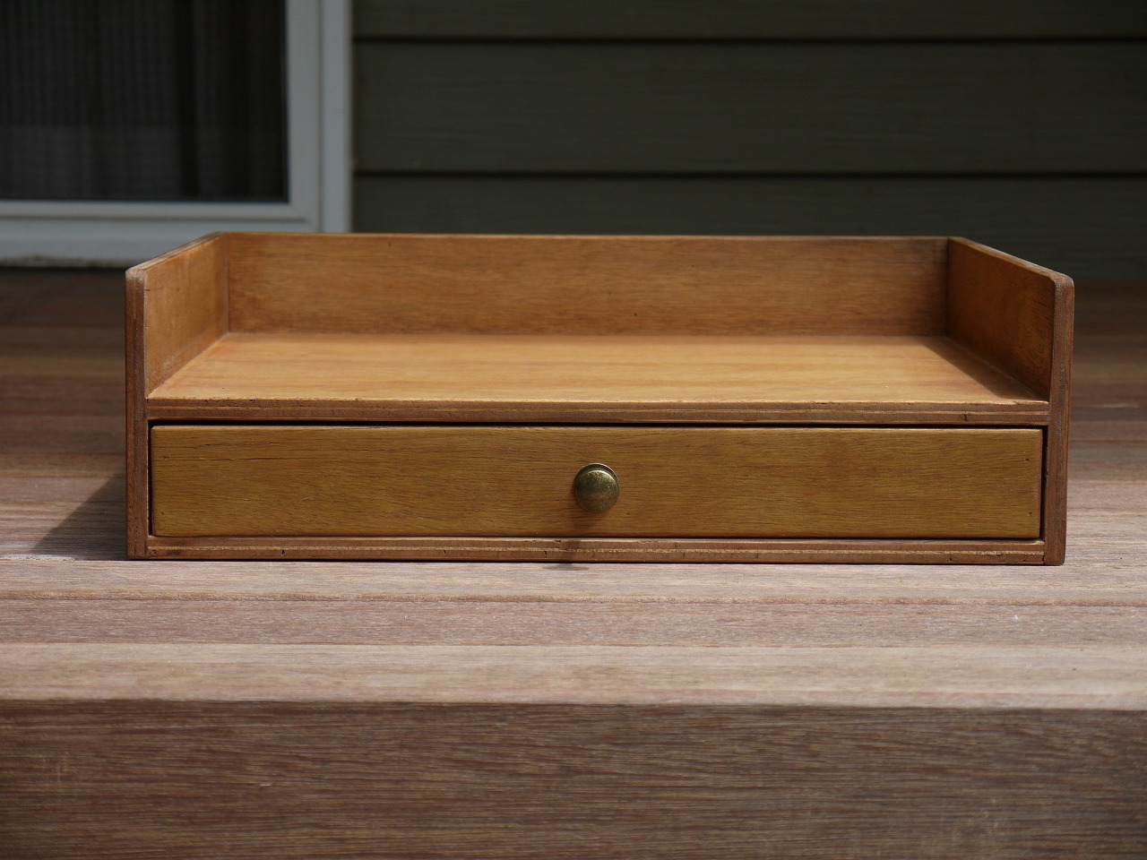 木製の小引き出し5段 №2・/ソーイングボックス/収納/アンティーク