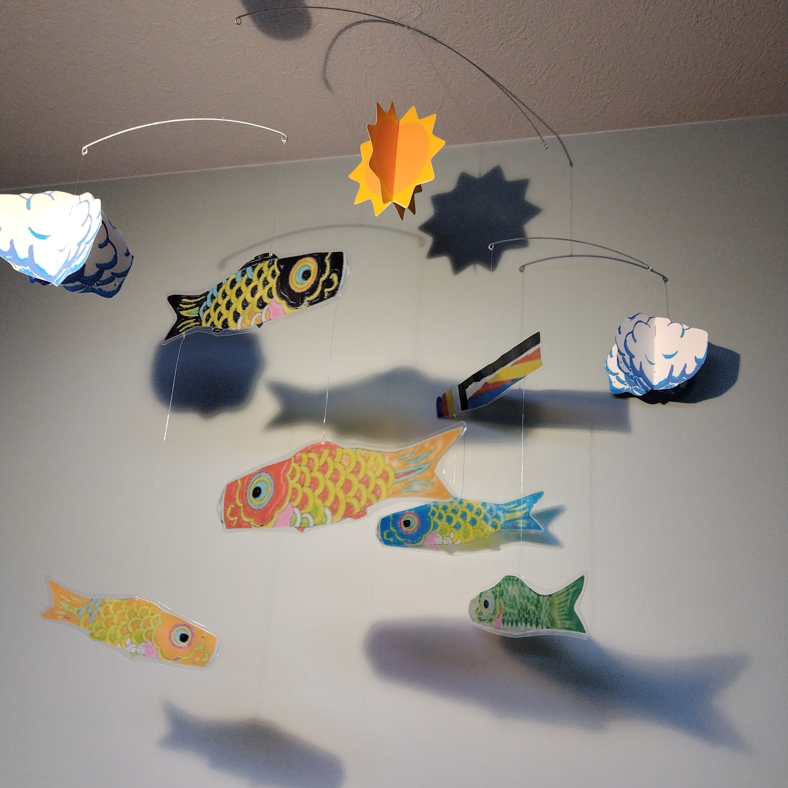 鯉のぼり モビール こどもの日 魚 モビール - J.L.V | minne byGMO