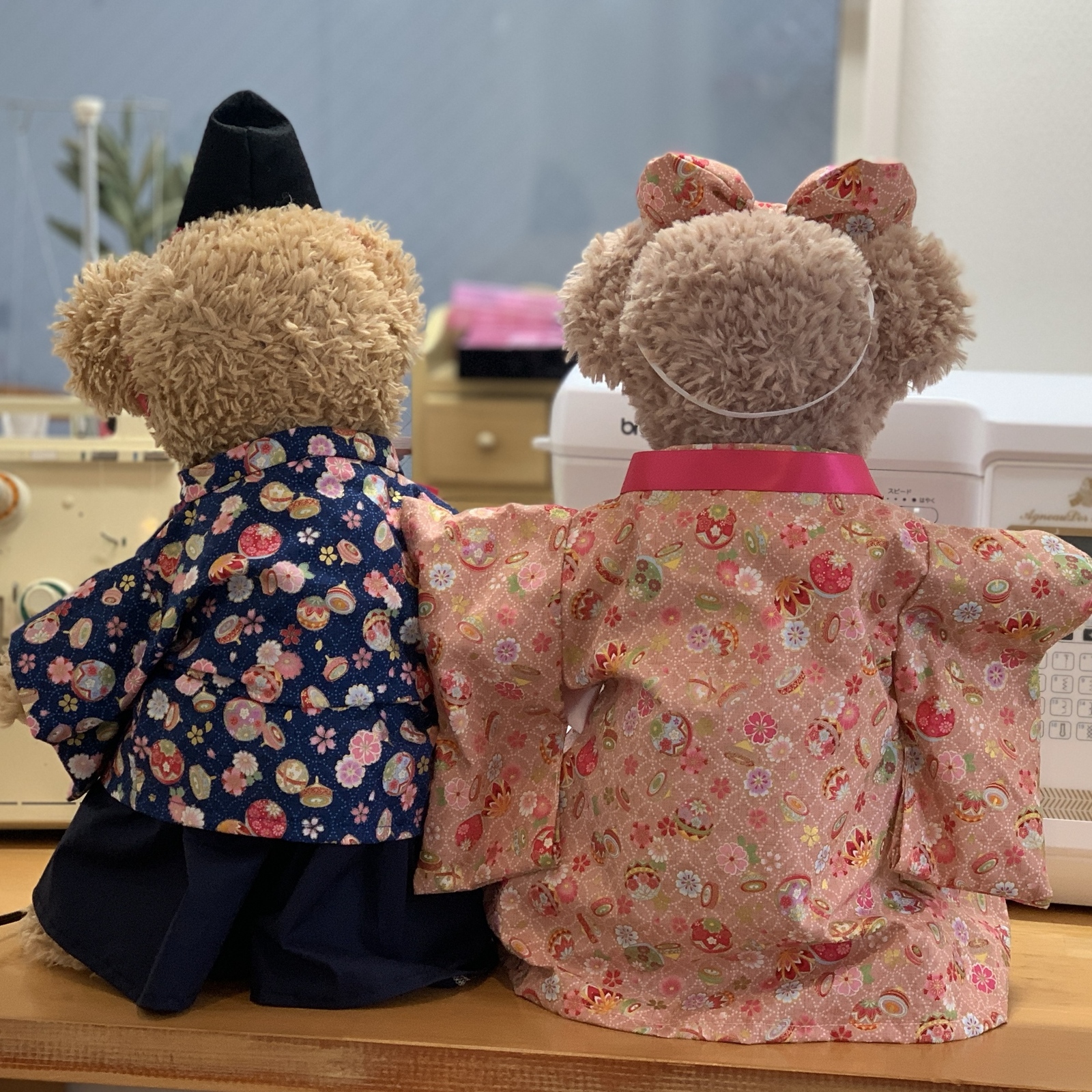 ダッフィー シェリーメイ ひな祭りコスチューム お雛様 お内裏様 衣装