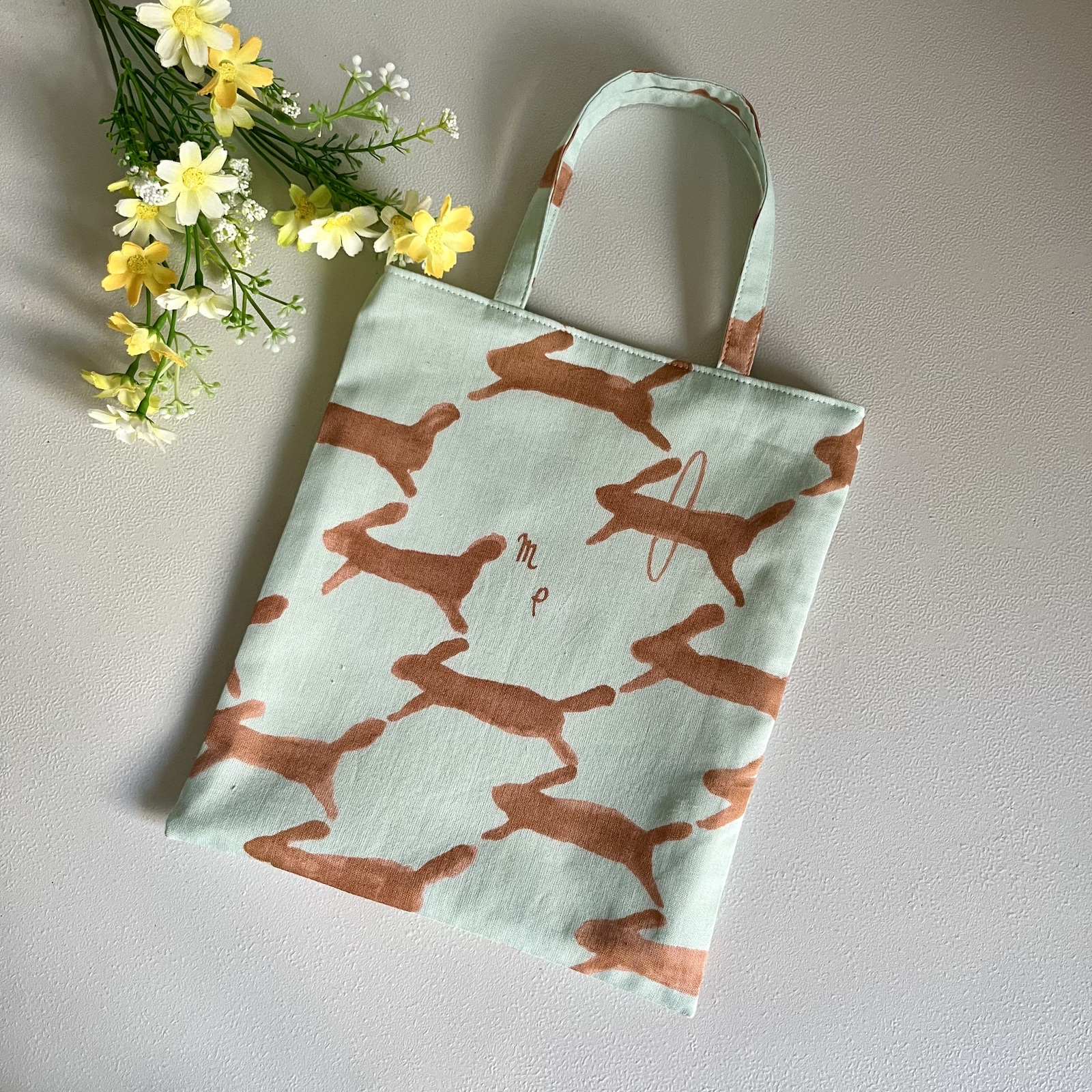 ミナペルホネン生地使用 パッチワークの小さなバッグ skip - 7beans