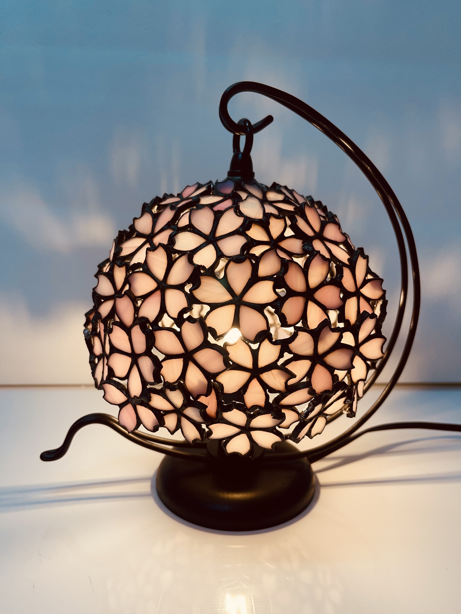 桜ノ木」 ステンドグラス ランプ - - Atelier Joinus - | minne byGMO