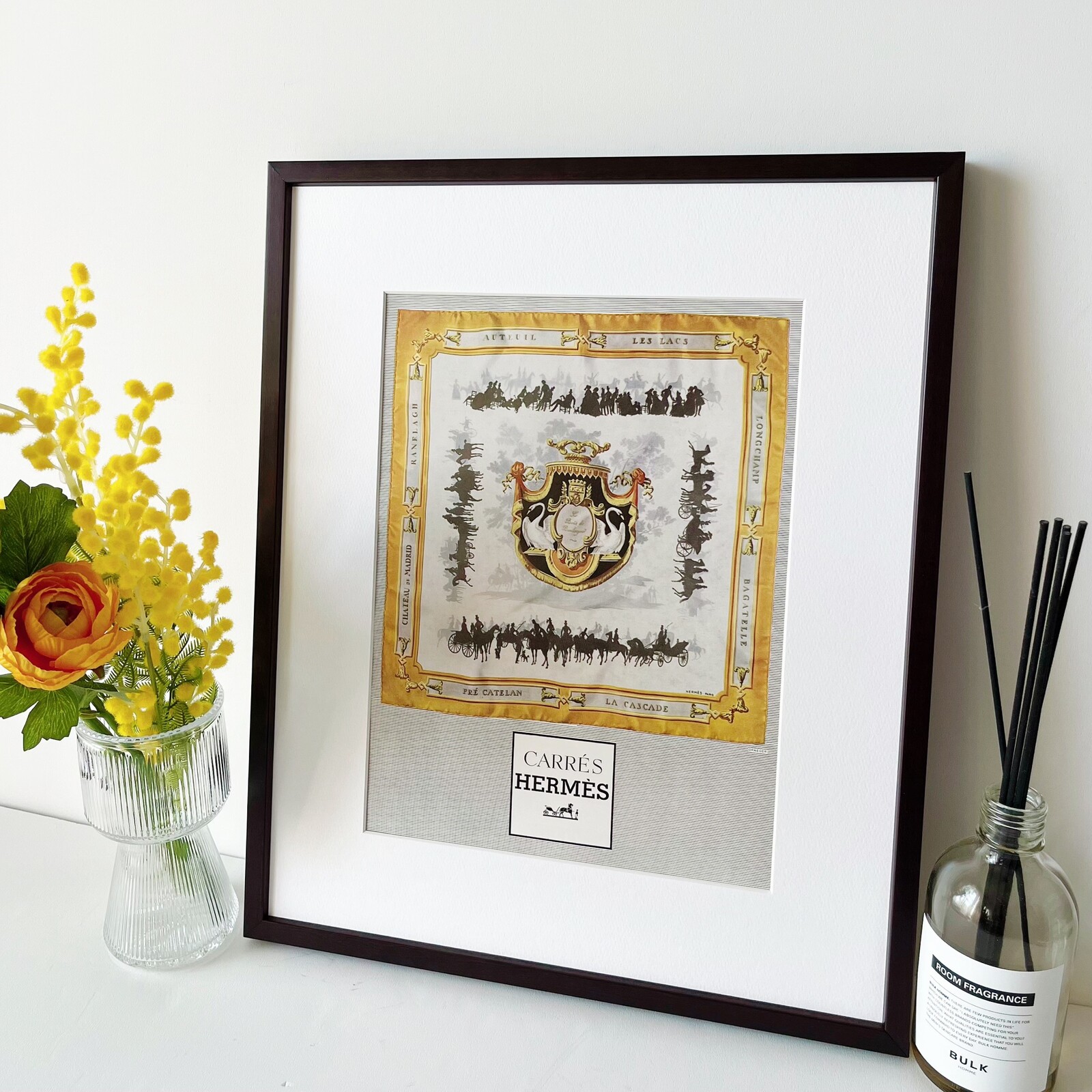 1958 広告＞HERMES エルメス カレ ポスター ヴィンテージ ビンテージ