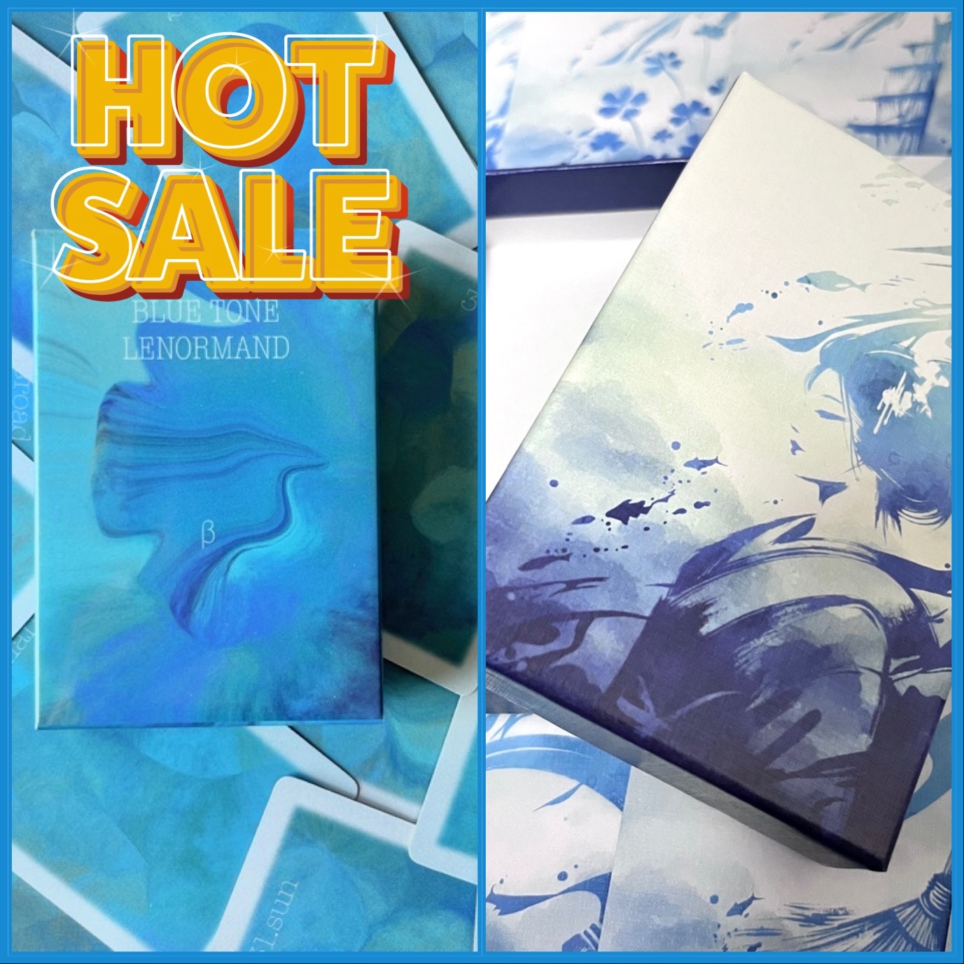 お買い得❗️和風ルノルマンカード2種パック 墨絵ルノルマン 浮世絵