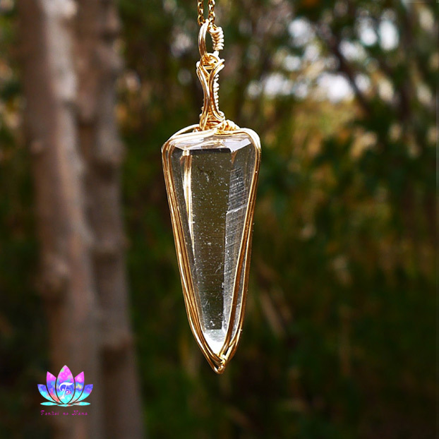 国産天川村レインボーガーネットジェムグレードペンダントトップ（C