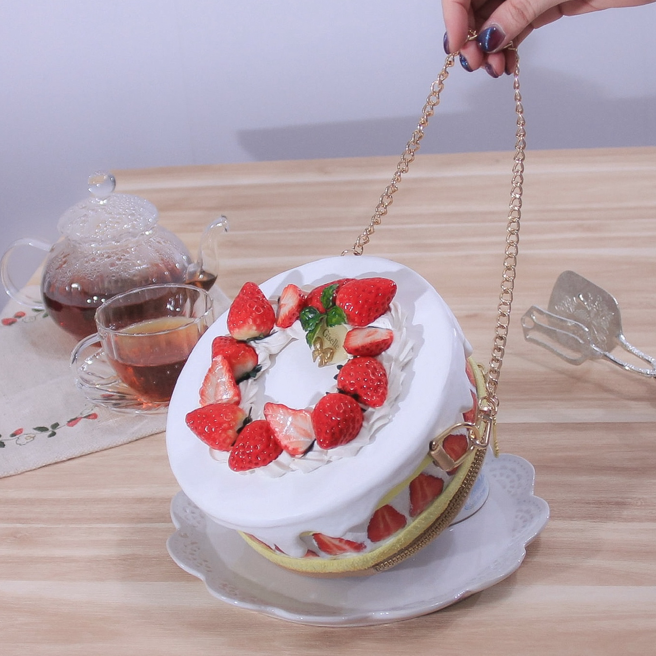 ケーキバッグ【ショートケーキ】 - Giselle | minne byGMOペパボ 国内