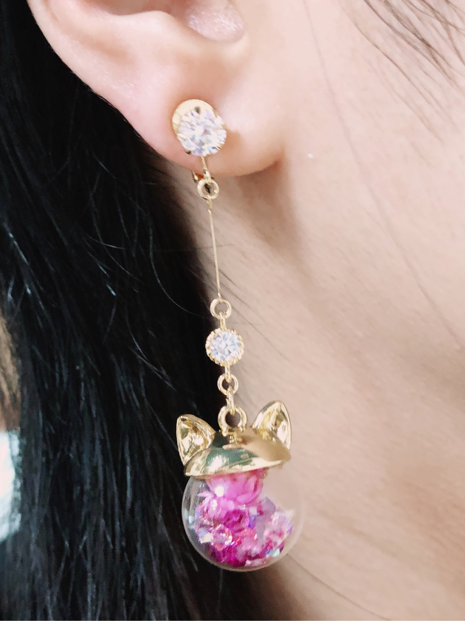 ハッピーバースデイ ピスケス】直筆 絵画 原画 ジルコニア 送料無料