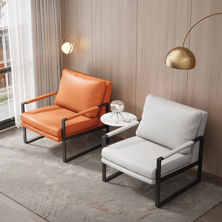 1人掛けソファ パーソナルチェア オレンジ ブルー ベージュ ブラウン