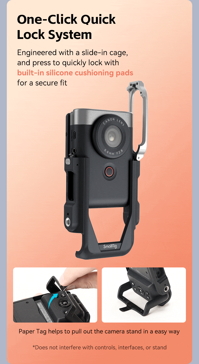 Canon PowerShot V10 Cage Kit | Vlogging Protection