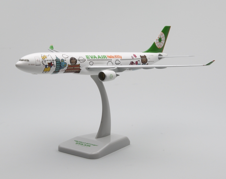 Objects | model airplane: EVA Air, Airbus A330-300, Hello Kitty