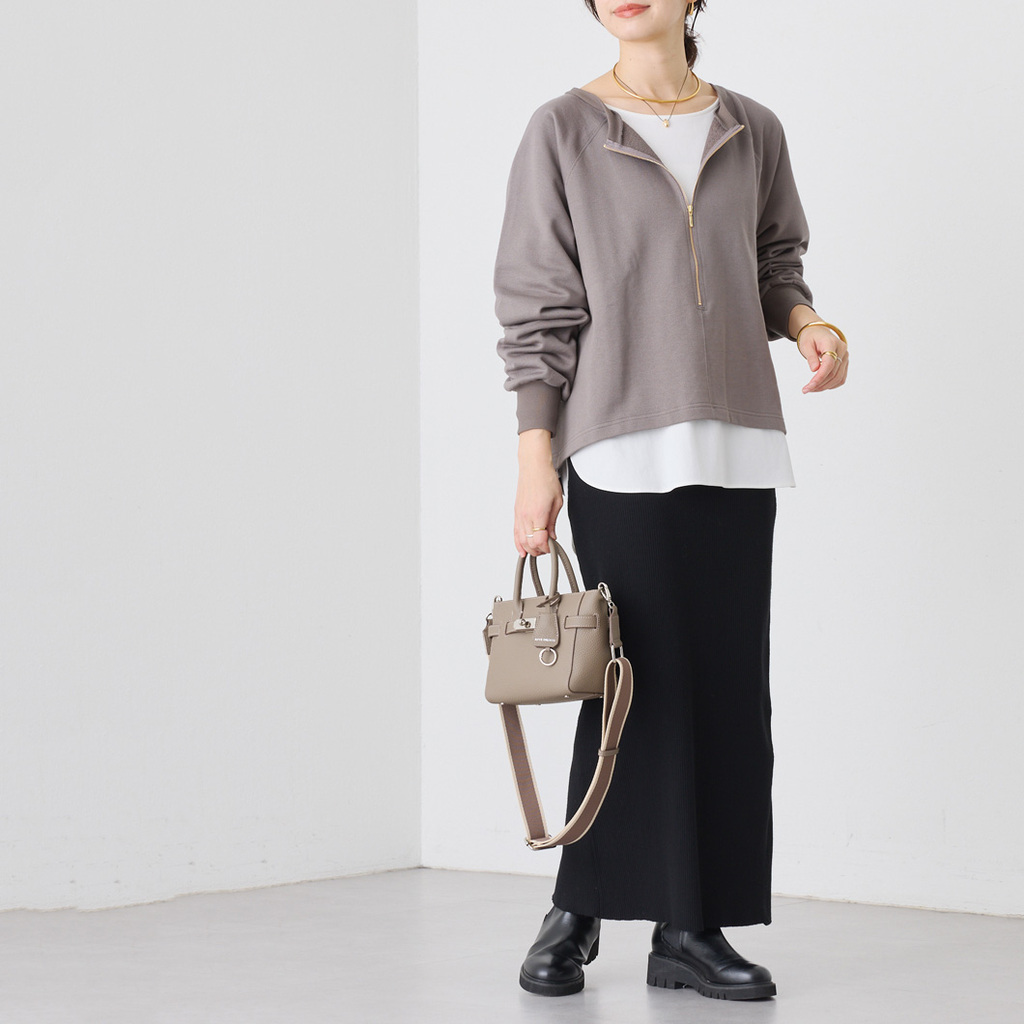 大人の万能スウェットに新色登場！】ハーフZIPスウェット - RIVE