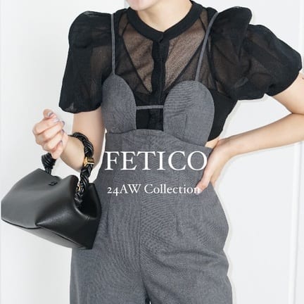 レディース】VELVET BOW HAIR CLIP | FETICO(フェティコ