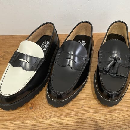 The Kenford Fineshoes＞ タンク ソール ローファー ブラック